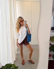 Amelie Lace Short Choc