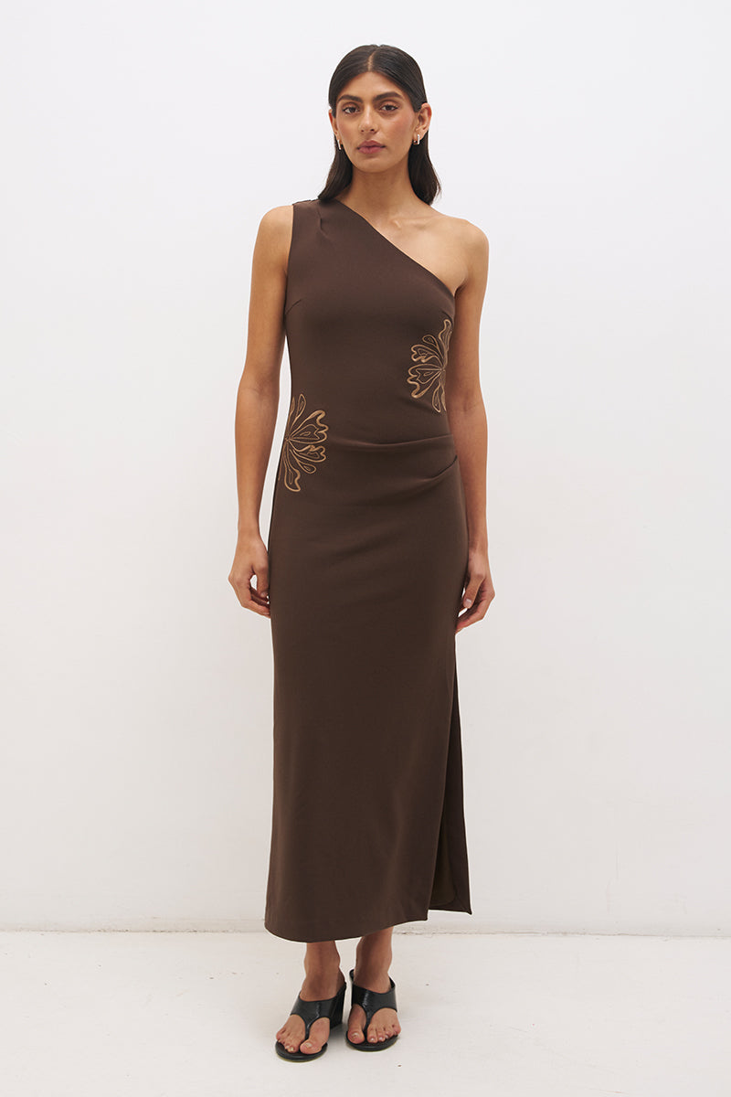 Maya Dress Fudge