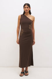 Maya Dress Fudge