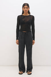 Yasmin Knit Top Black