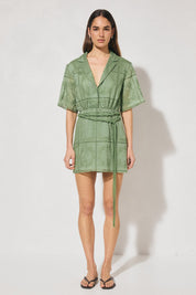 Elowen Mini Dress Nephrite Green