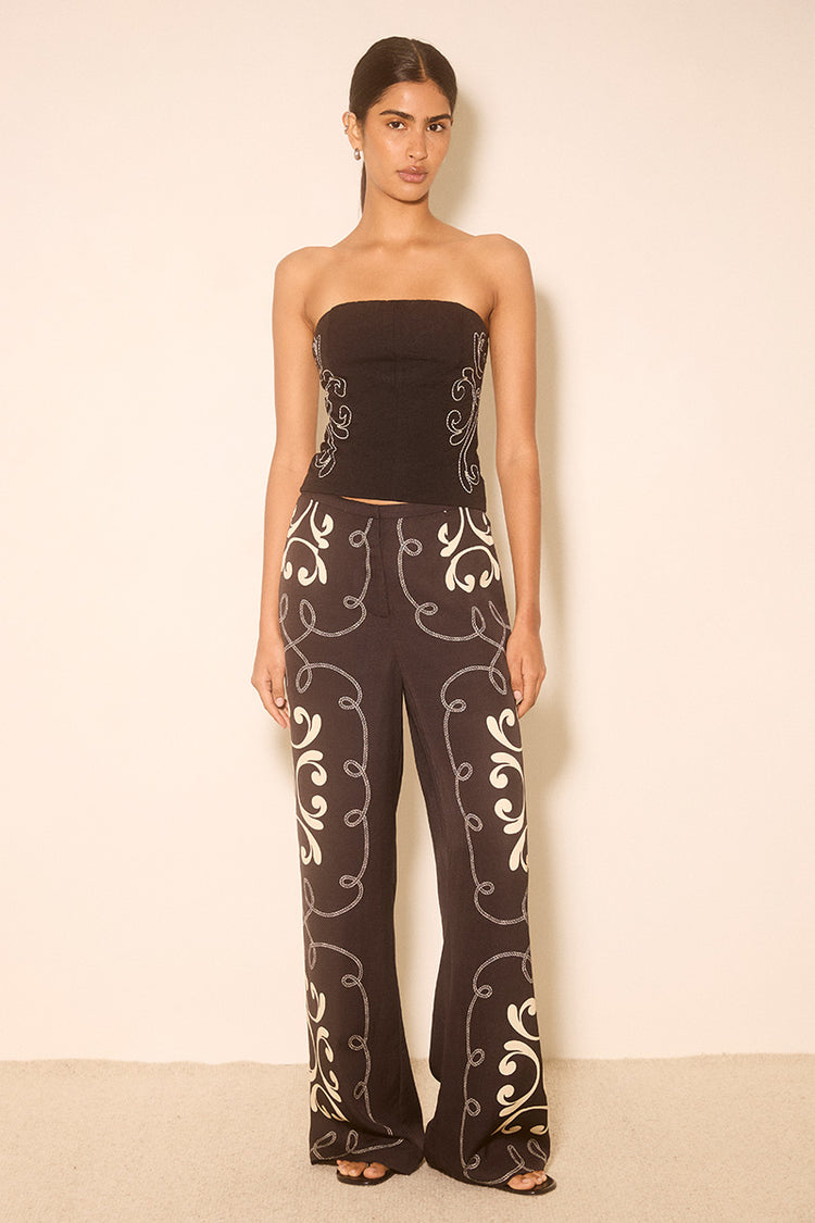 Zahra Embroidered Top