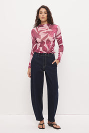 Peta Mock Neck Top
