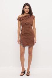 Rocco Mini Dress - Nutmeg