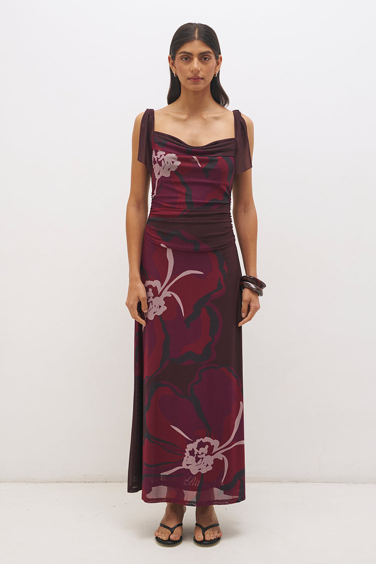 Lima Cowl Neck Dress