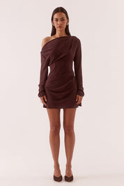 Ada Mini Long Sleeve Chocolate