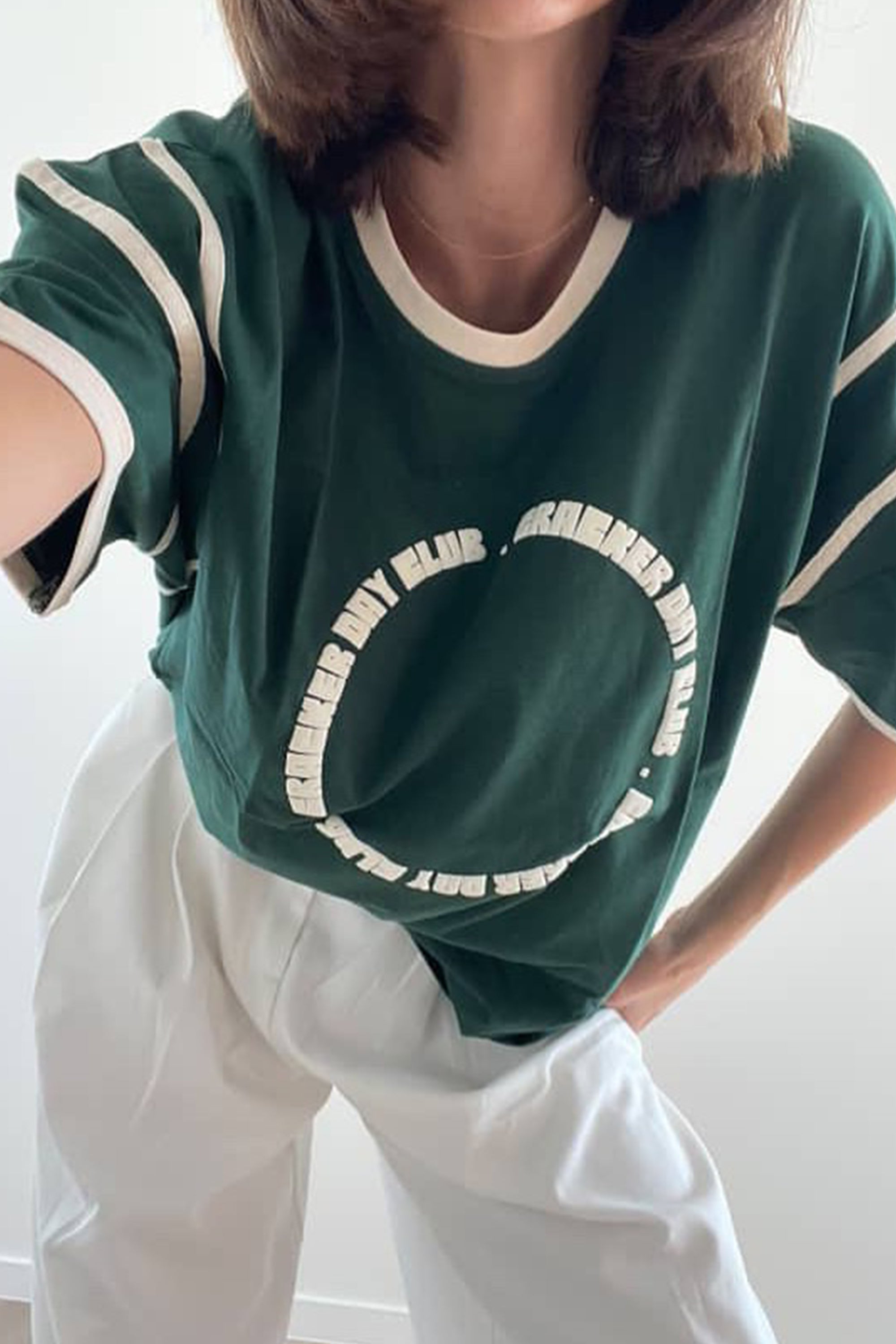 Racer Club Tee Shirt- Forest