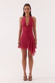 Loni Mini Dress Berry