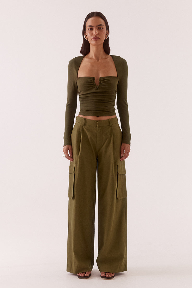 Lola Top Khaki