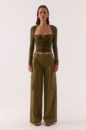 Lola Top Khaki