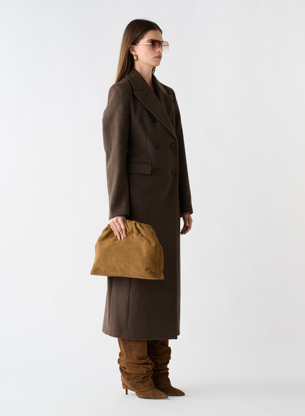 Reverence Tailored Coat Espresso