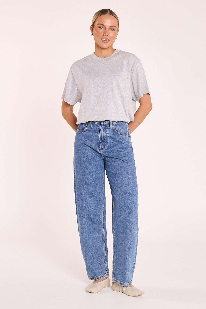 Lola Barrel Jean - Deep Blue