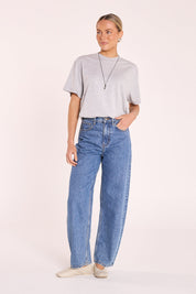 Lola Barrel Jean - Deep Blue