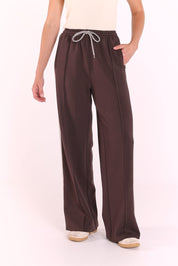 Noah Wide Pant - Luxe Dark Chocolate