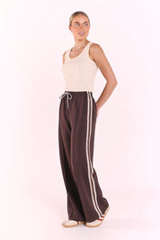 Noah Wide Pant - Luxe Dark Chocolate