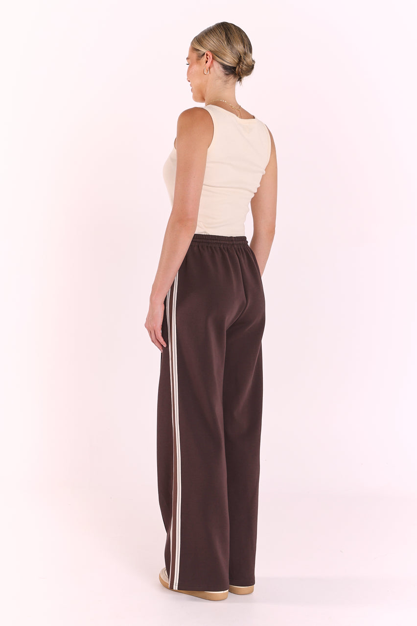 Noah Wide Pant - Luxe Dark Chocolate