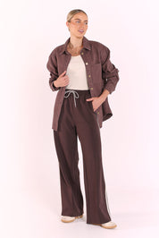 Noah Wide Pant - Luxe Dark Chocolate