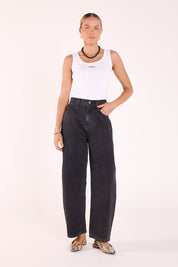 Lola Barrel Jean - Black