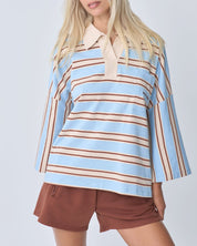 Oversized Polo - Ocean