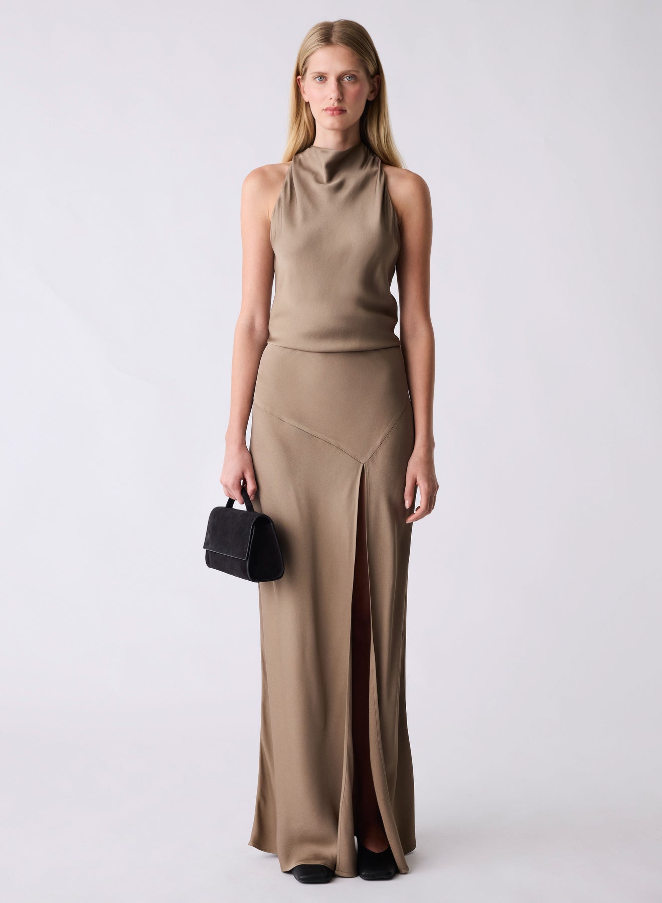 Concourse Maxi Skirt - Truffle
