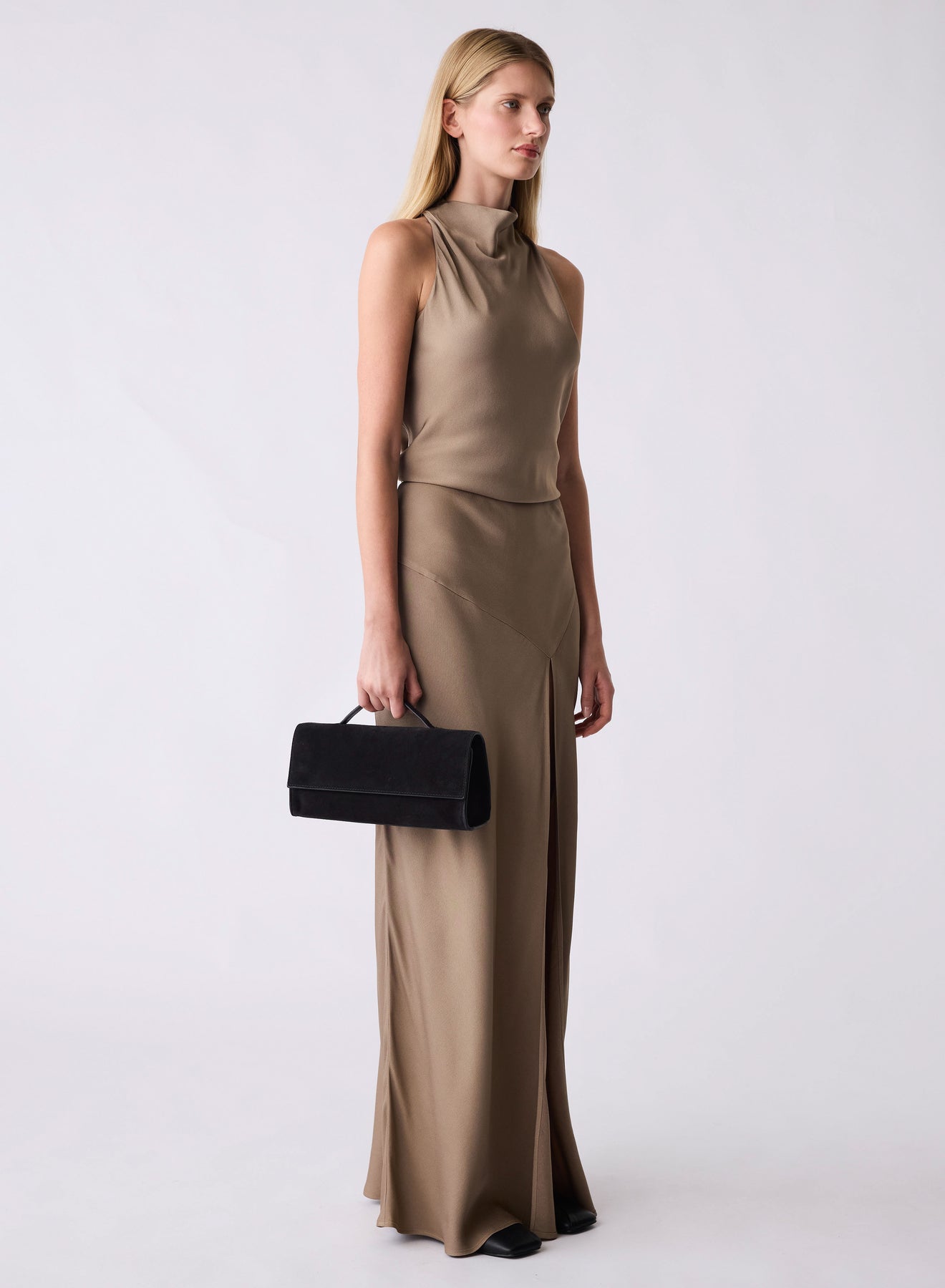 Concourse Maxi Skirt - Truffle