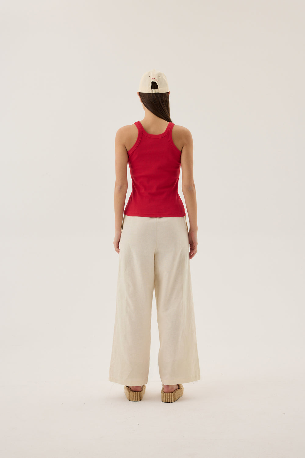 Chilli Knit Tank Poppy Red