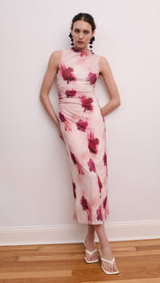 Ophyria Mesh Midi Dress