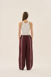 AJ Piping Barrel Pant Chocolate