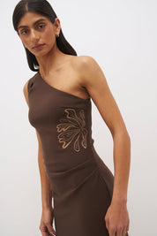 Maya Dress Fudge