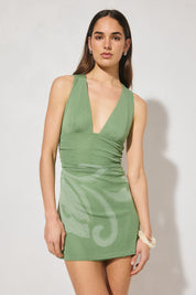 Cordelia Mini Dress Nephrite Green