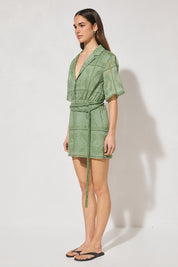 Elowen Mini Dress Nephrite Green
