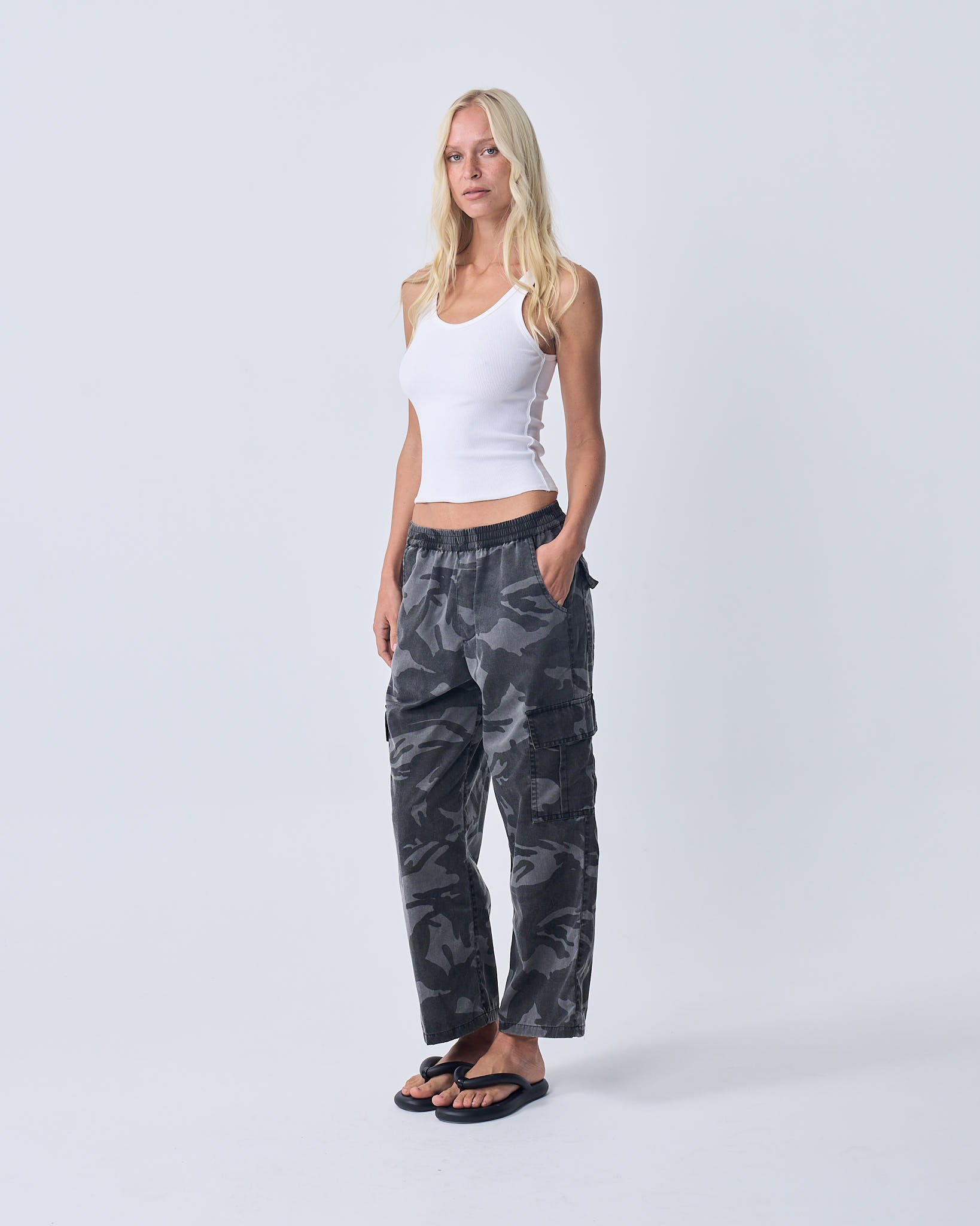 Cargo - Washed Camo Black