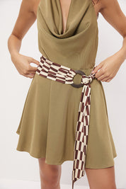 Essence Mini Dress - Khaki