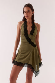 Loni Mini Dress Olive