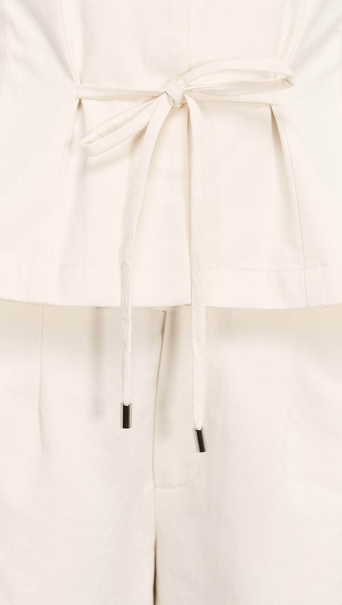 Roselle Tie Front Top