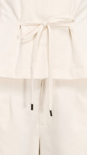 Roselle Tie Front Top