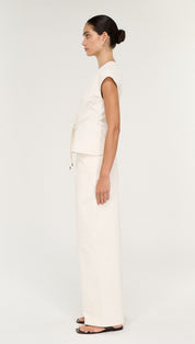 Roselle Tie Front Top