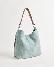 Sunday Jute Slouchy Handbag French Blue