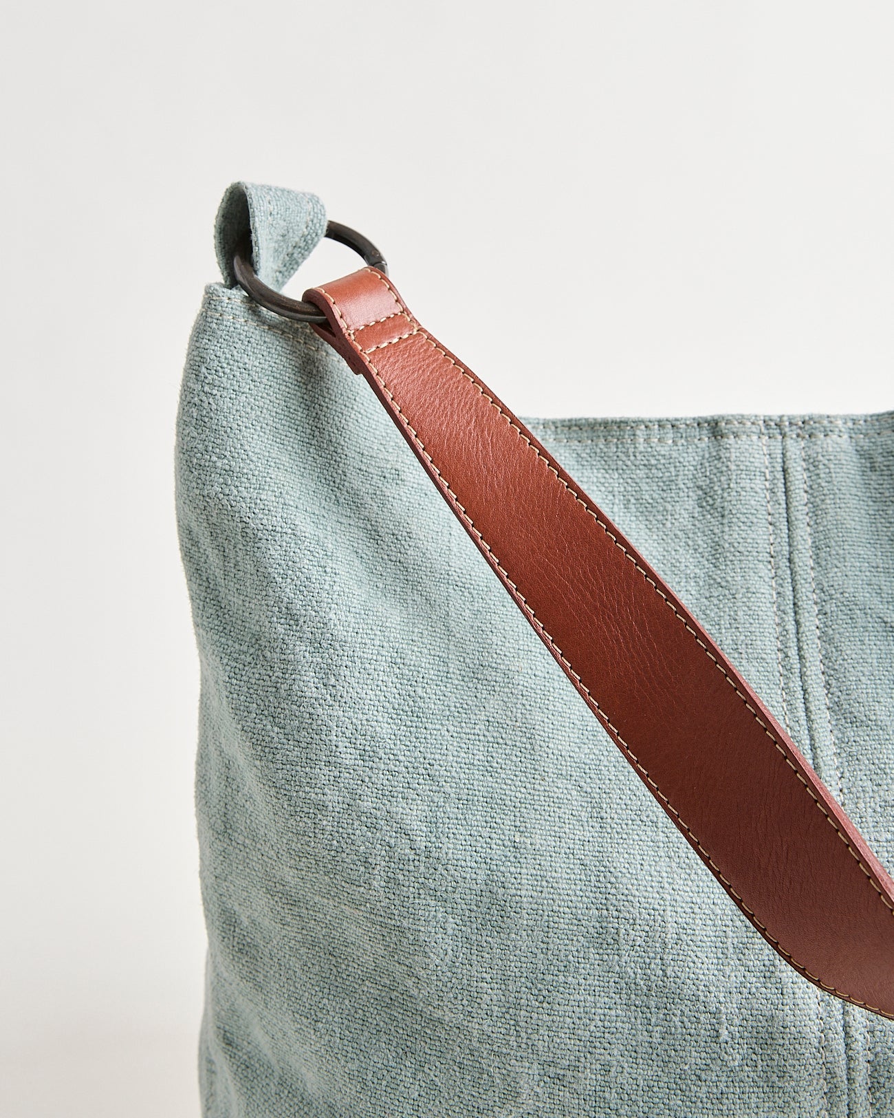 Sunday Jute Slouchy Handbag French Blue