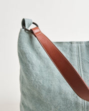 Sunday Jute Slouchy Handbag French Blue