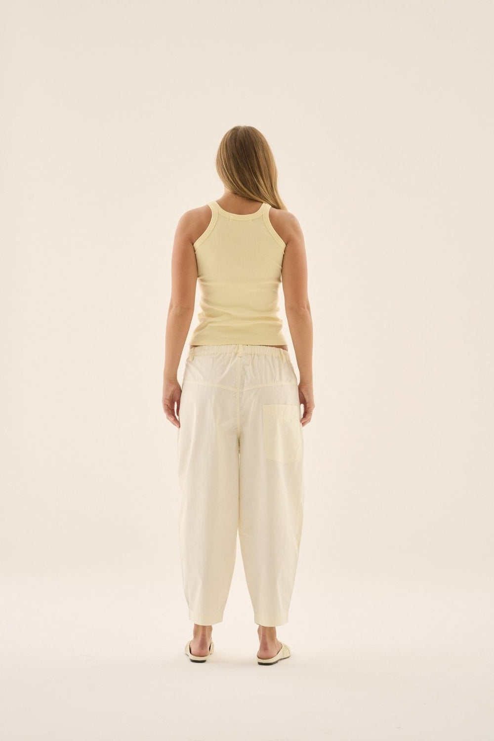 AJ Barrel Pant Coconut