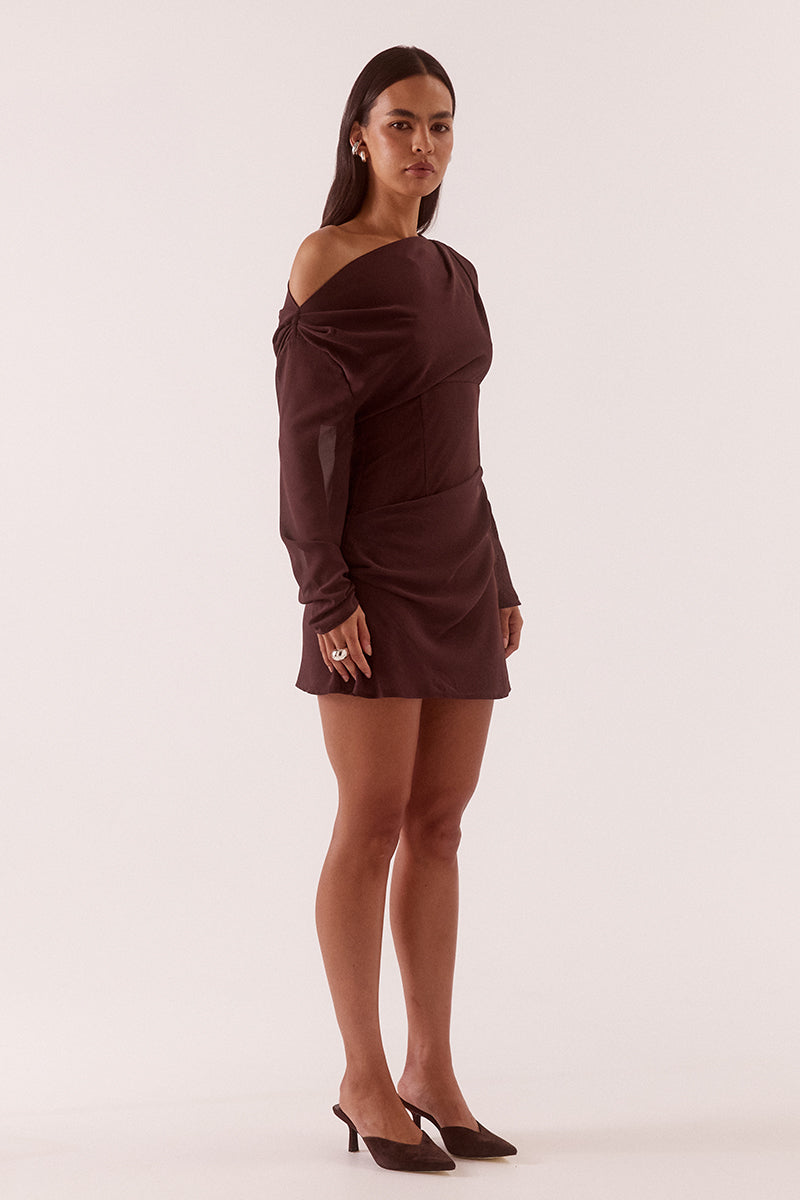 Ada Mini Long Sleeve Chocolate