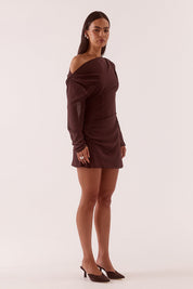 Ada Mini Long Sleeve Chocolate