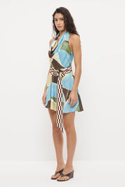 Essence Mini Dress - Abstract Painterly