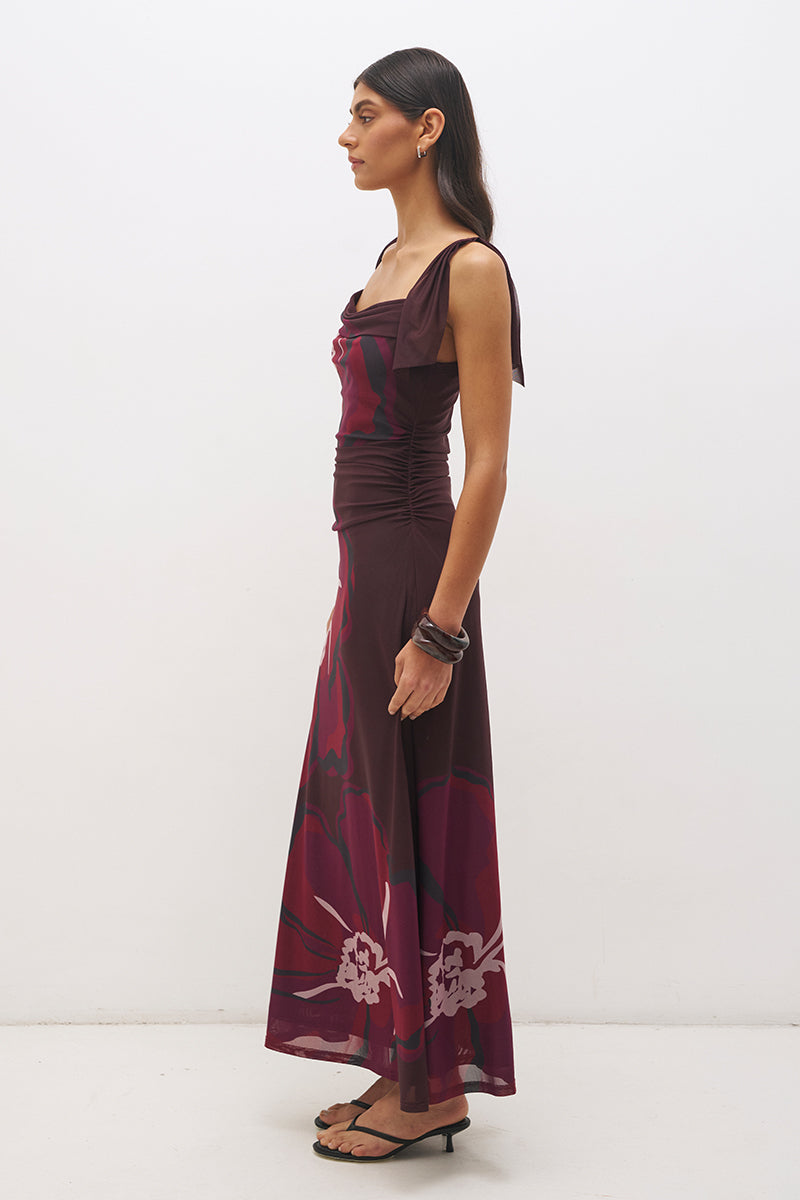 Lima Cowl Neck Dress