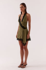 Loni Mini Dress Olive