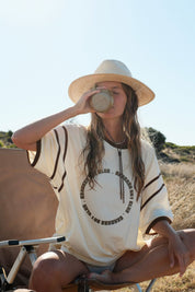 Racer Club Tee Shirt- Butter