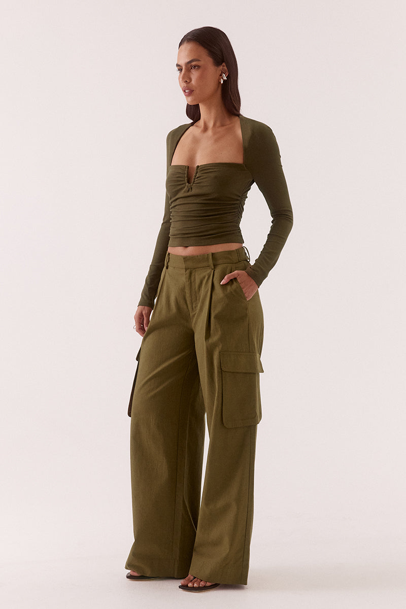 Lola Top Khaki