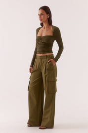 Lola Top Khaki