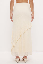 Kira Lace Skirt Ecru